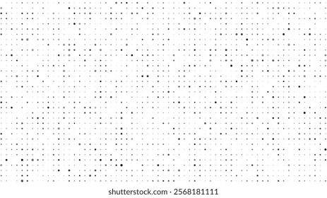 Abstract geometric background with squares. Grey pixels on white with empty space. Digital business backdrop. Vector illustration