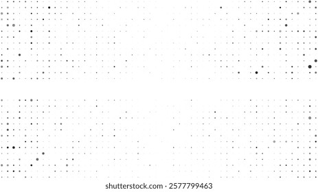 Abstract geometric background with squares. Grey pixels on white with empty space. Digital business backdrop. Vector illustration