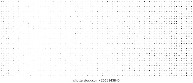 Fondo geométrico Abstractas con cuadrados. Píxeles grises sobre blanco con espacio vacío. Telón de fondo de negocios digitales. Ilustración vectorial