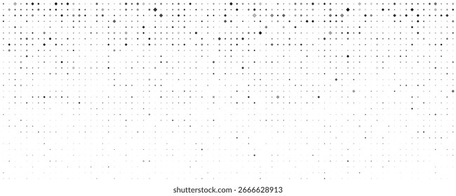 Fondo geométrico Abstractas con cuadrados. Píxeles grises sobre blanco con espacio vacío. Telón de fondo de negocios digitales. Ilustración vectorial