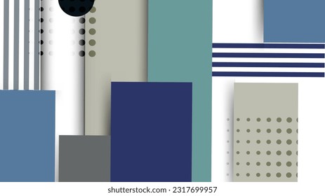 Abstrakter geometrischer Hintergrund mit Quadrat-Objektdesign