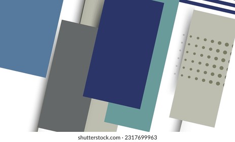 Abstract geometric background with squares object design