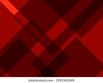 Abstract geometric background of squares with overlapping. Vector illustration