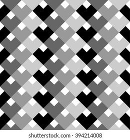 Abstract geometric background, squares pattern in shades of grey