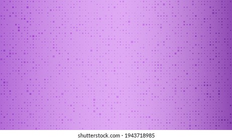 Abstract geometric background of squares. Purple pixel background with empty space. Vector illustration.
