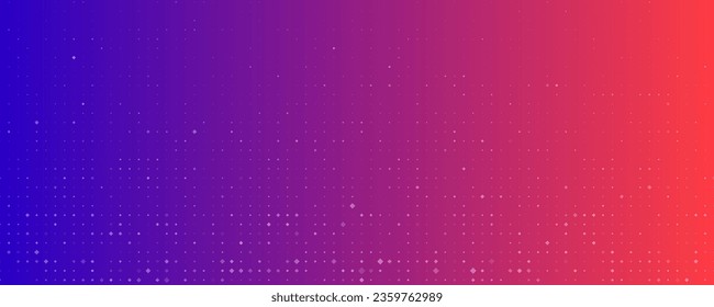 Abstract geometric background with squares. Purple pixel background with empty space. Vector illustration