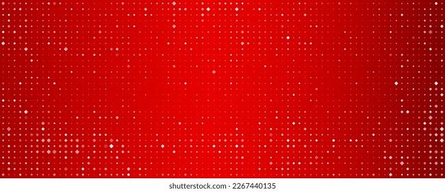 Abstrakter geometrischer Hintergrund von Quadraten. roter Pixelhintergrund mit Leerzeichen. Vektorgrafik