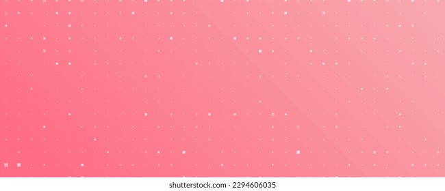 Abstract geometric background of squares. Red pixel background with empty space. Vector illustration