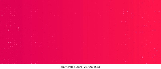 Resumen de fondo geométrico con cuadrados. Fondo de píxel rojo con espacio vacío. Ilustración del vector