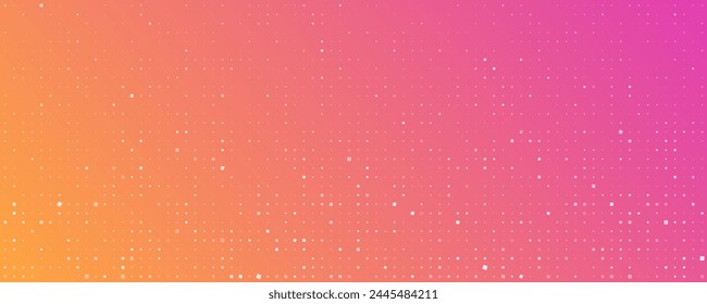 Abstract geometric background with squares. Red pixel background with empty space. Vector illustration