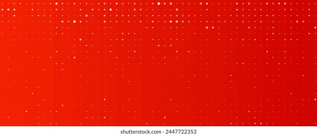 Abstract geometric background with squares. Red pixel background with empty space. Vector illustration