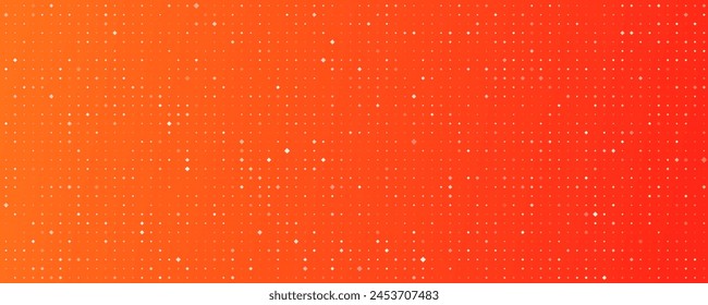 Abstract geometric background with squares. Red pixel background with empty space. Vector illustration