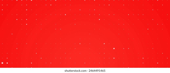 Fondo geométrico Abstractas con cuadrados. Fondo de píxel rojo con espacio vacío. Ilustración vectorial