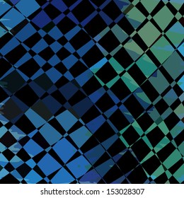 abstract geometric background, with squares, strokes and splashes