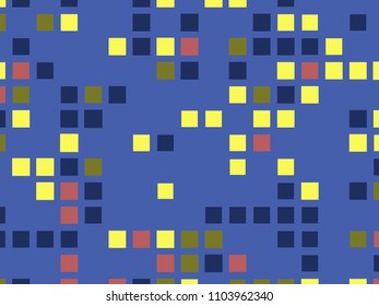 Abstract geometric background with squares. Vector illustration. Simple back for web banners, websites, business cards, posters, covers
