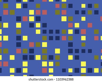 Abstract geometric background with squares. Vector illustration. Simple back for web banners, websites, business cards, posters, covers