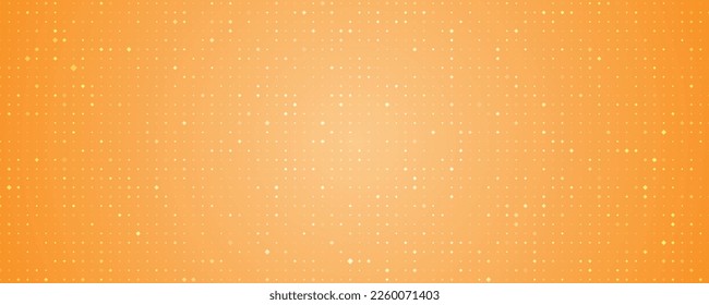 Abstract geometric background of squares. Yellow pixel background with empty space. Vector illustration