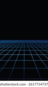 Abstract geometric background with Squire shape pattern,trending and modern style lines art background with geometric lines , and diagonal geometric boxes, Retro futuristic grid in blue, 