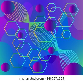 abstract geometric background stock vector
