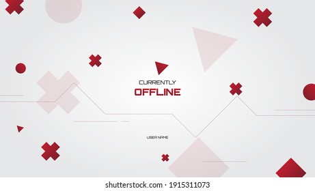 abstract geometric background for streming offline mode