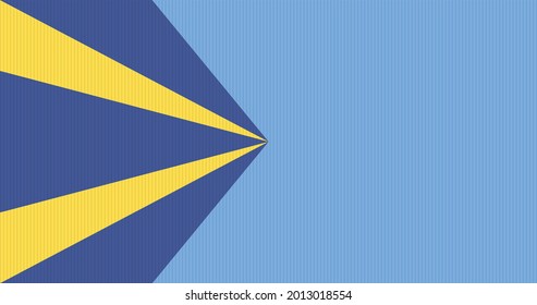 Abstract geometric background with stripes. Minimal futuristic graphic design in yellow blue and navy blue. Vector illustration