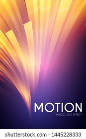 Abstract Geometric Background with Stripes Motion and Light.
