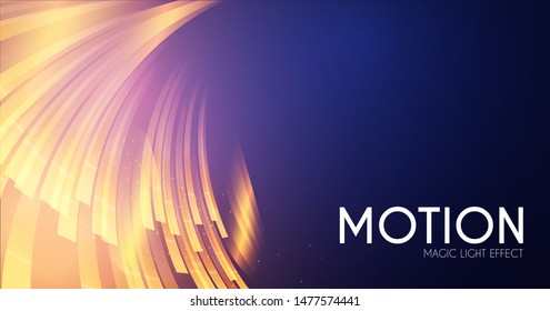 Abstract Geometric Background with Stripes Motion and Light.
