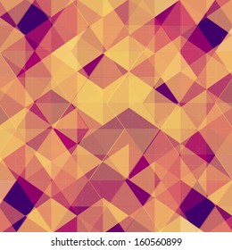 abstract geometric background with stylish autumn colors