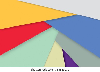 Abstract geometric background. Stylish multicolor vector wallpaper