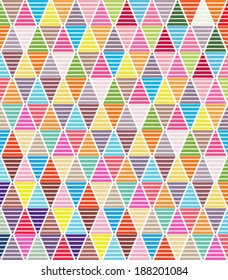 Abstract geometric background with stylish retro colors
