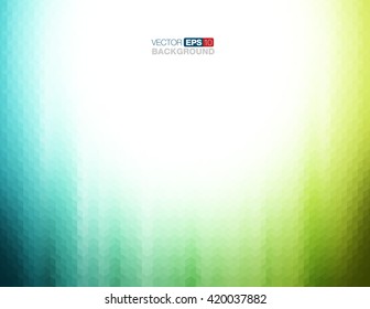 Abstract Geometric Background in Teal and Green