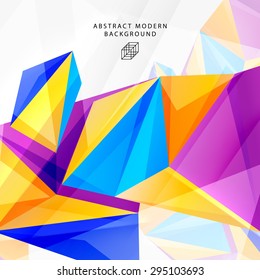 Abstract Geometric Background for Techno Design, Business Presentation or Application Cover Template.