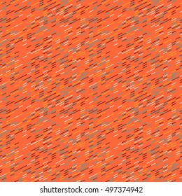 Abstract geometric background. Abstract technology pattern with colorful geometric shapes in tessellation. Linear abstract lattice, random coloring. Vector seamless linear pattern.