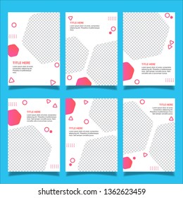 Abstract Geometric Background Template Collections