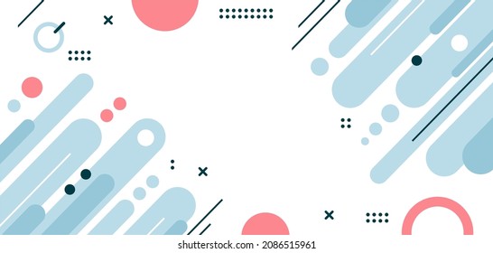 abstract geometric background template design