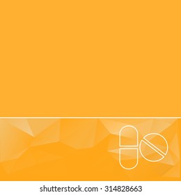 Abstract geometric background. The template design booklet, brochure, banner, document. Vector, EPS10