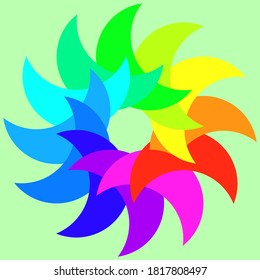Abstrakte und geometrische Hintergrundvorlage, Bildschirmhintergrund. Und Titelseite für alle Design-Anwendungen. Farbiger Hintergrund