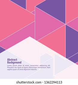 Abstract geometric background texture vector style technology colorful concept 