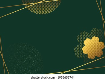Abstrakter geometrischer Hintergrund, strukturierte geometrische Formen, Rahmen für Text, goldene Farbe. Design-Abdeckung. Vektorgrafik
