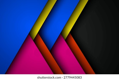 abstract geometric background that dynamically overlaps with the background of the spatial composition.
