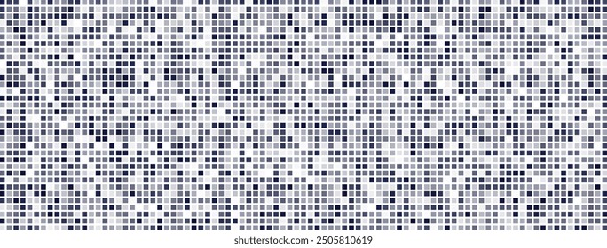Abstract geometric background with tiles. Gray pixel vector texture. Digital business background. Trend illustration