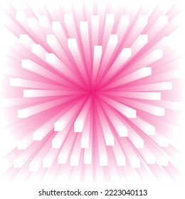 abstract geometric background of transitions and halftone pattern, vector