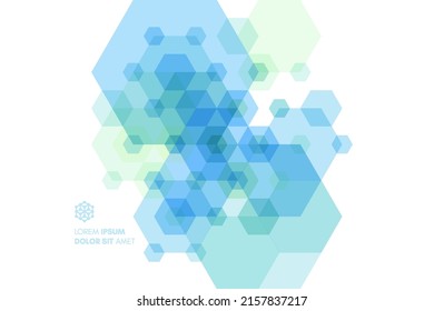 Abstract geometric background with transparent colored figures. Template for poster, flyer, banner or book cover. Vector illustration for design