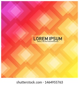 abstract geometric background with transparent rhombus and lines