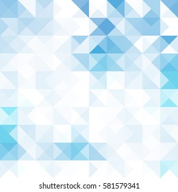 Abstract geometric background with transparent triangles. Vector illustration. Brochure design