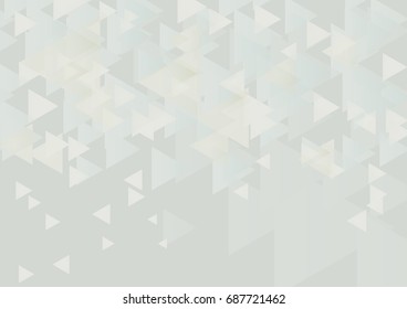 Abstract geometric background with transparent triangles. For business and technology brochure, poster, leaflet and other decoration design. Vector illustration.