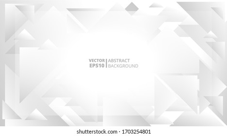 Abstract geometric background, trendy decoration for web and print. Creative shiny futuristic motion template, wide vector
