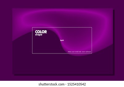 Abstract geometric background. Trendy gradient shape composition eps10 -Vector