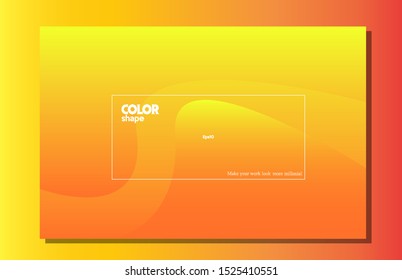 Abstract geometric background. Trendy gradient shape composition eps10 -Vector