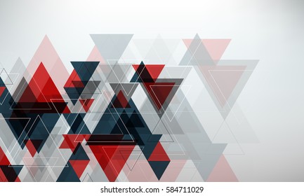Abstract geometric background. Trendy overlapping triangles. Vector illustration for flyers, presentations and covers.